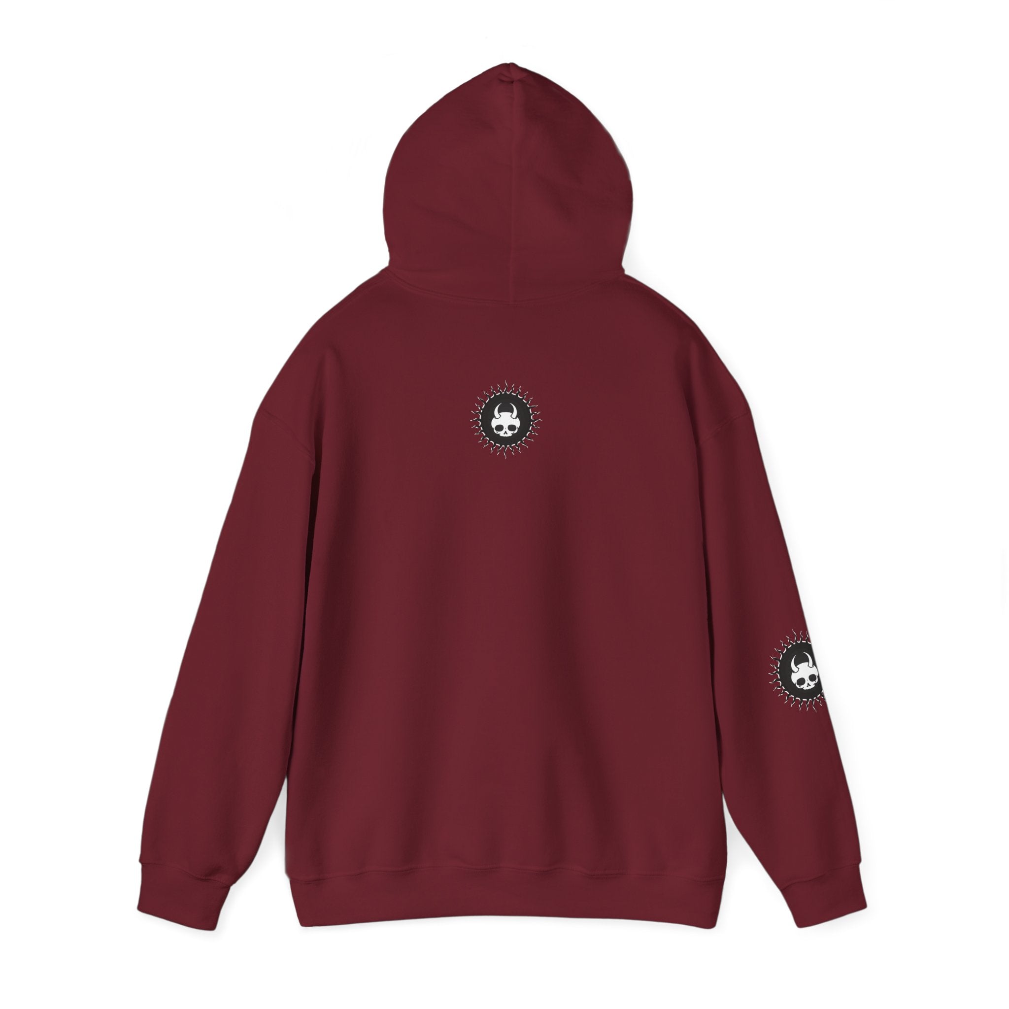 Ride-On - Unisex Heavy Blend™ Hooded Sweatshirt (Front) - Damned Threads